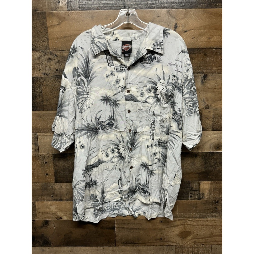 Harley-Davidson Women's Short Sleeve Button Up Size 2X
